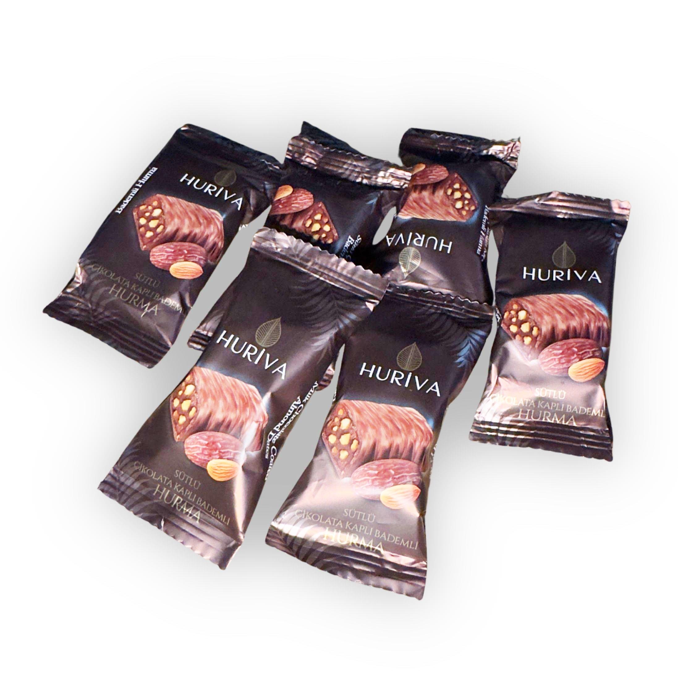 Hurma Huriva Sütlü Çikolatalı Bademli