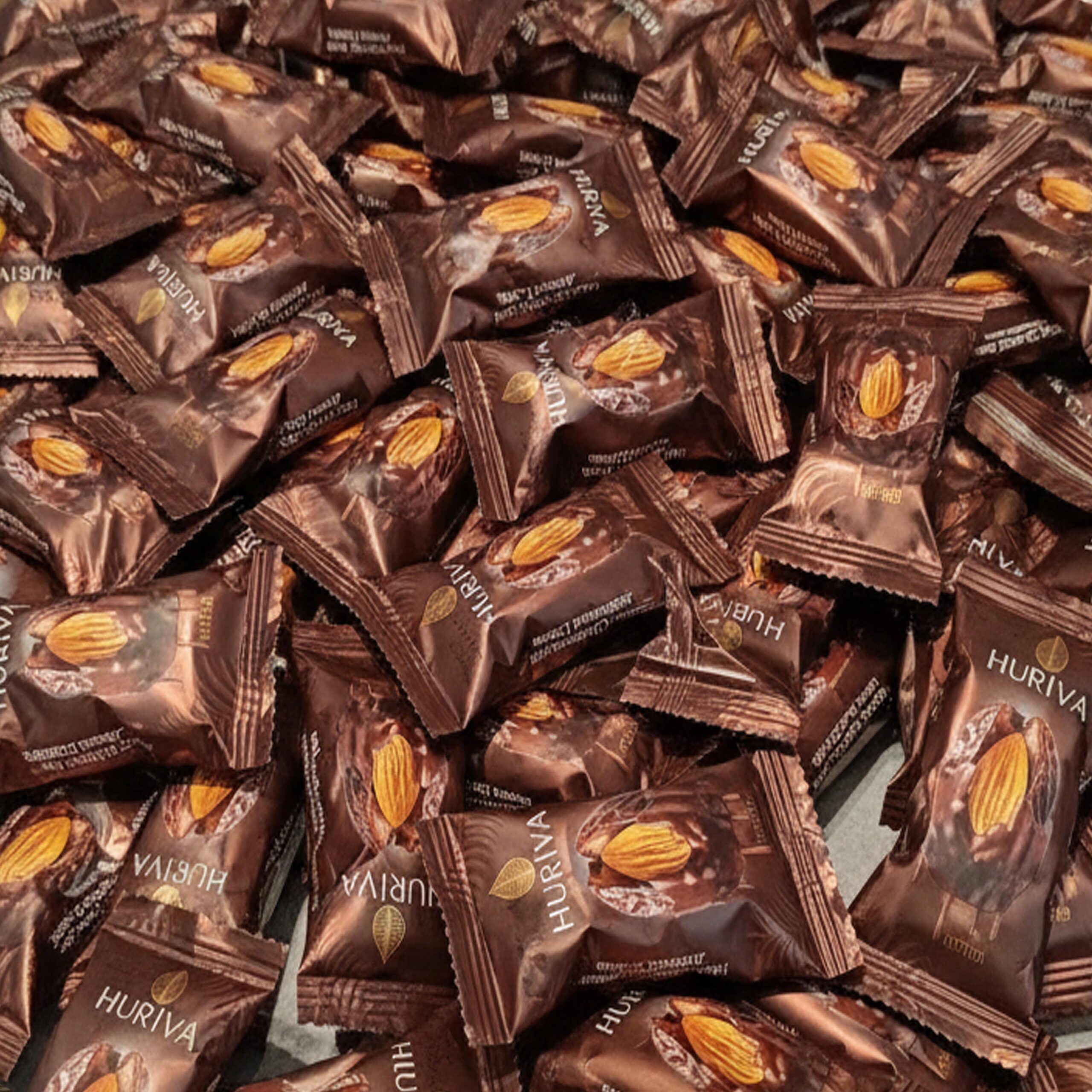 Hurma Huriva Sütlü Çikolatalı Bademli görsel 2