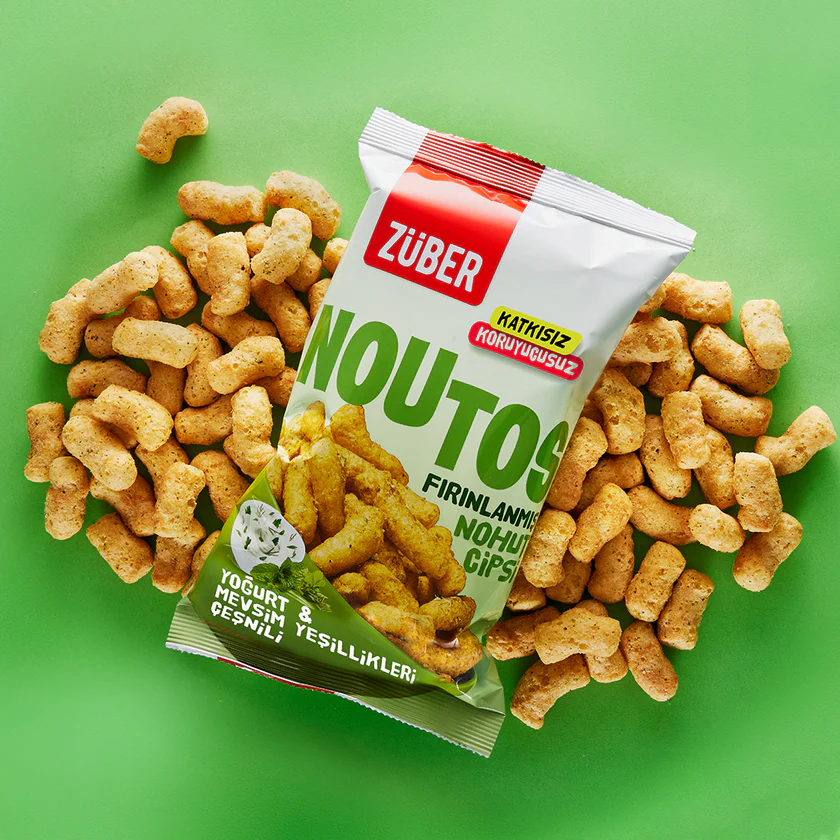 Züber Noutos Cipsi Yoğurt ve Mevsim Yeşillikleri Çeşnili 55 Gr