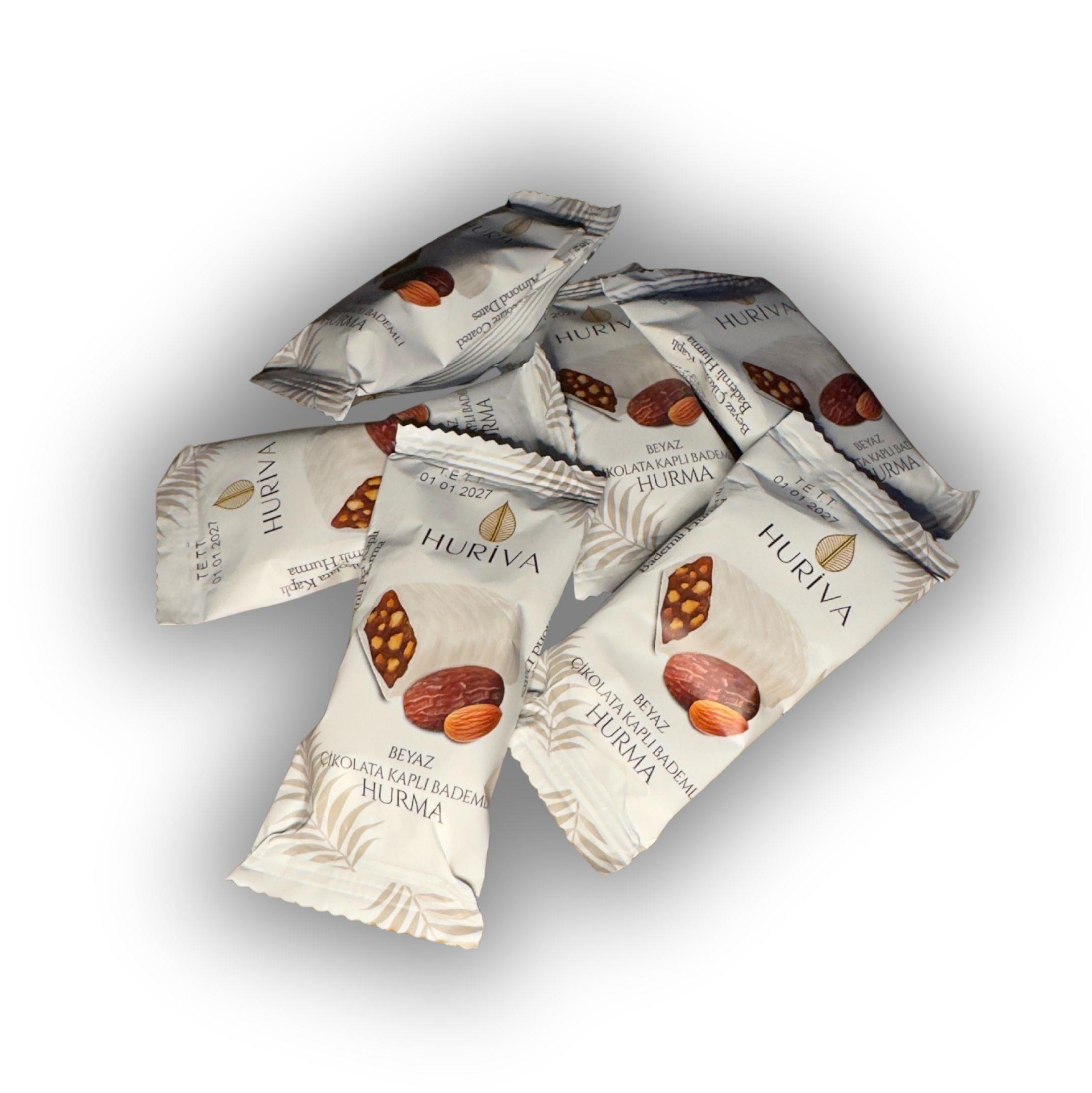 Hurma Huriva Beyaz Çikolatalı Bademli