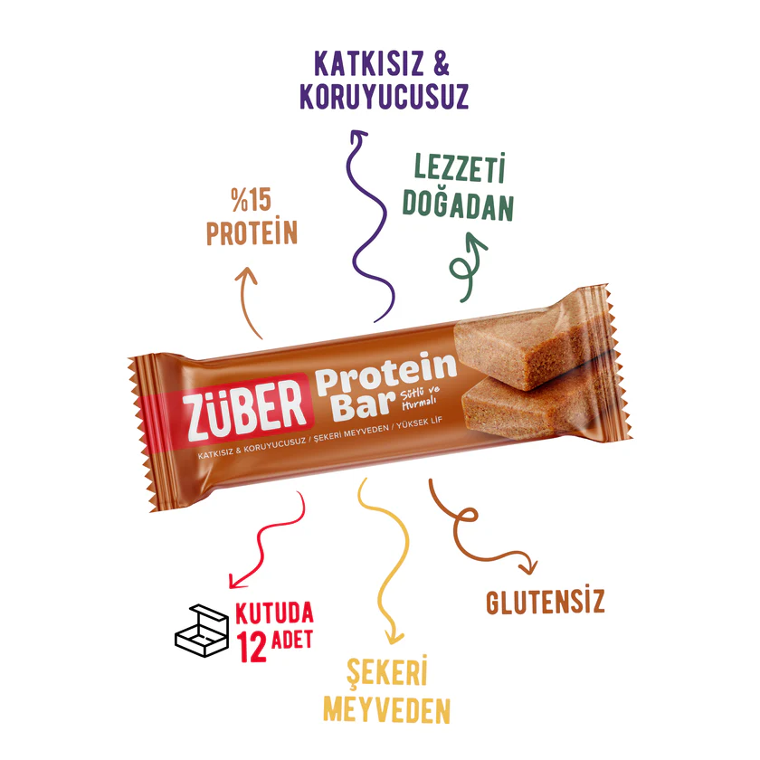 Züber Hurmalı Protein Bar 35gr