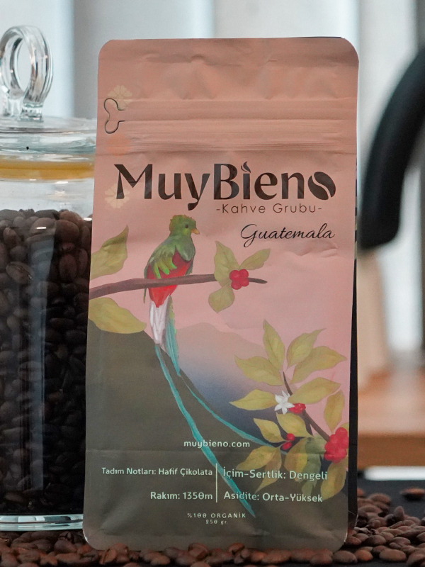 MuyBieno Guatemala Huehuetenango 250 gr. Çekirdek Kahve görsel 2