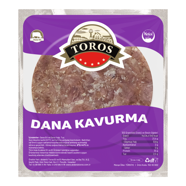 Akdeniz Toros Dana Kavurma (Dilim)