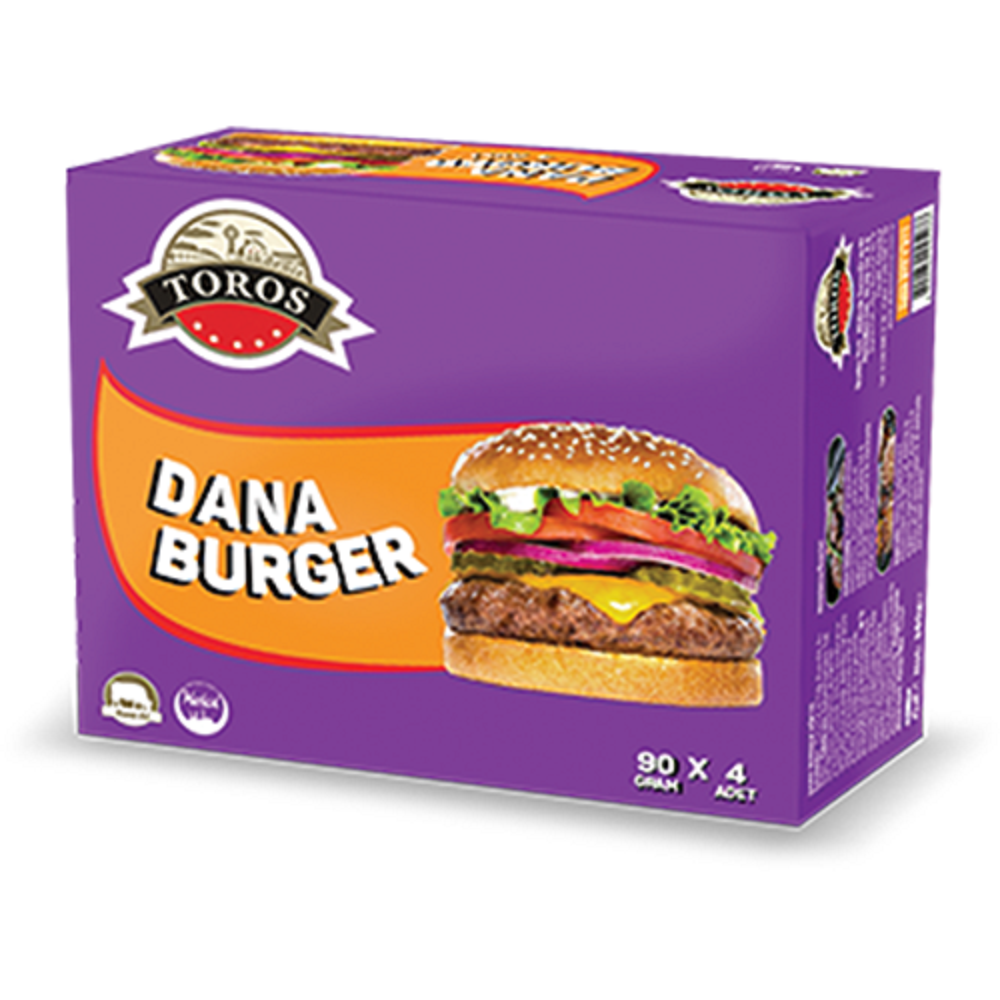 Akdeniz Toros Dana Burger 360 Gr (Dondurulmuş)
