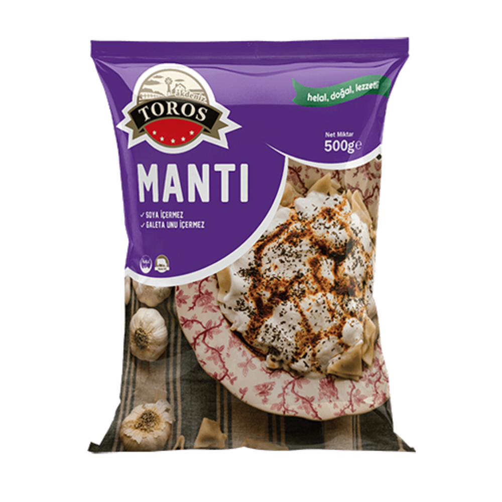 Akdeniz Toros Mantı Paket Bohça 500 gr