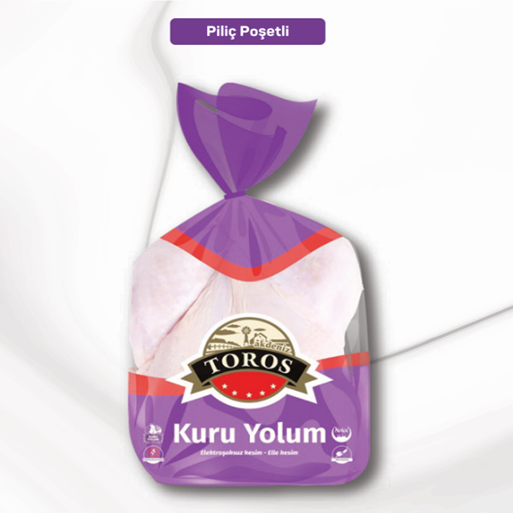 Akdeniz Toros Bütün Piliç Poşetli (Dondurulmuş)